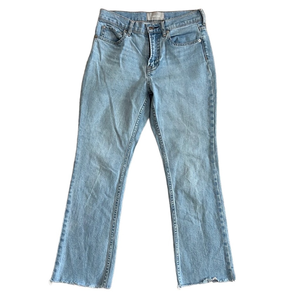 Everlane Women Sz 27 Regular Light Blue Straight Leg 5-Pocket High Rise Jeans‎